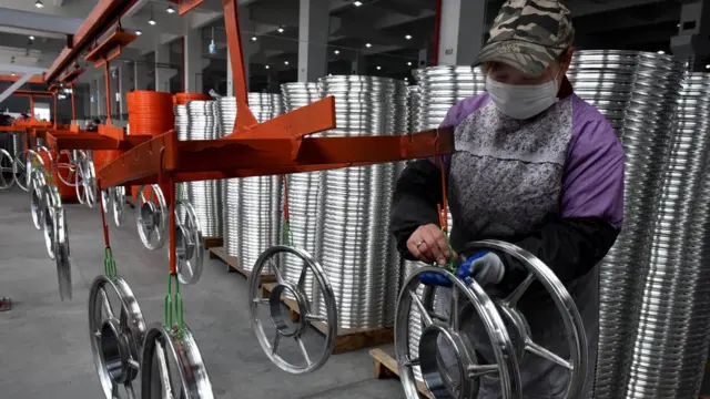 浙江一家生產自行車的民營企業