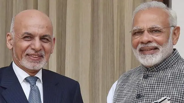 ਮੋਦੀ ਅਤੇ ਅਫਗਾਨਿਸਤਾਨ ਦੇ ਰਾਸ਼ਟਰਪਤੀ ਅਸ਼ਰਫ਼ ਗਨੀ