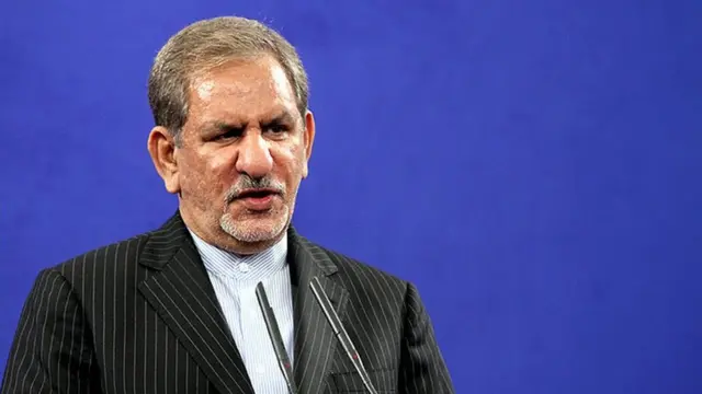 اسحاق جهانگیری، معاون رئیس جمهوری ایران می‌گوید در کمتر از یکسال صادرات نفت ایران به بالاترین سطح در دوران پس از انقلاب رسیده است