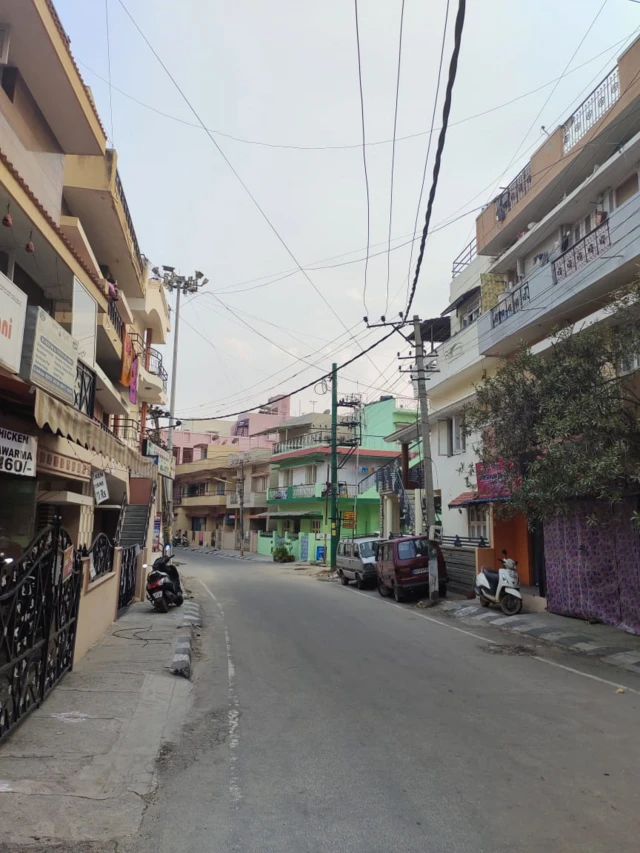 สภาพเมืองบังกาลอร์ในการล็อกดาวน์วันแรก