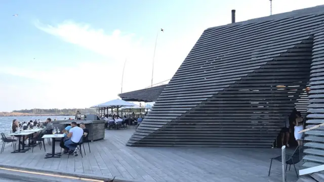 El complejo de sauna Löyly