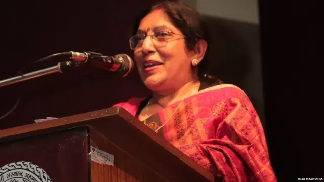 कमला नेहरू कॉलेज की पूर्व प्रिंसिपल और मैथमैटिशियन रीता मल्होत्रा