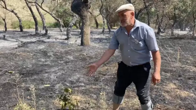 Şabran, Qəbələ, Quba, Siyəzəndə yanğınlar