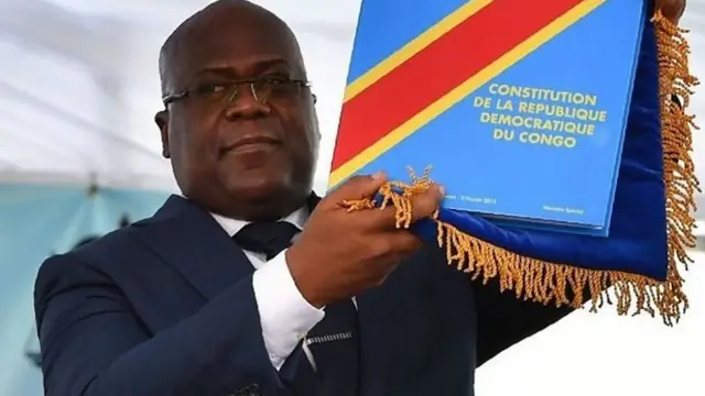 Mwanawe Tshisekedi felix Tshisekedi baada ya kuapishwa kuwa rais wa taifa hilo