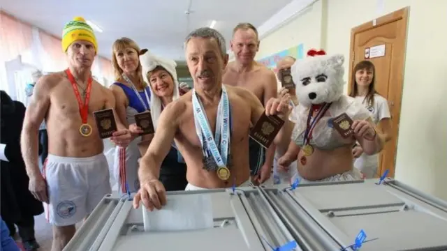 Моржи на выборах