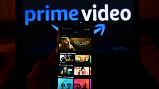 Amazon premium en una televisión