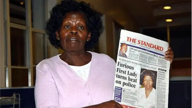 केन्या की पूर्व प्रथम महिला लूसी किबाकी