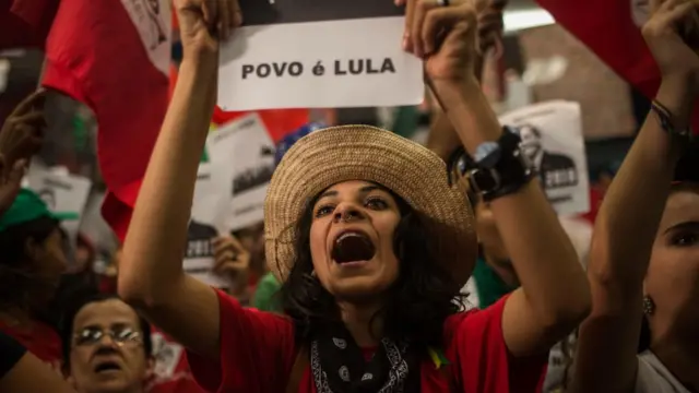 Partidarios de Lula.