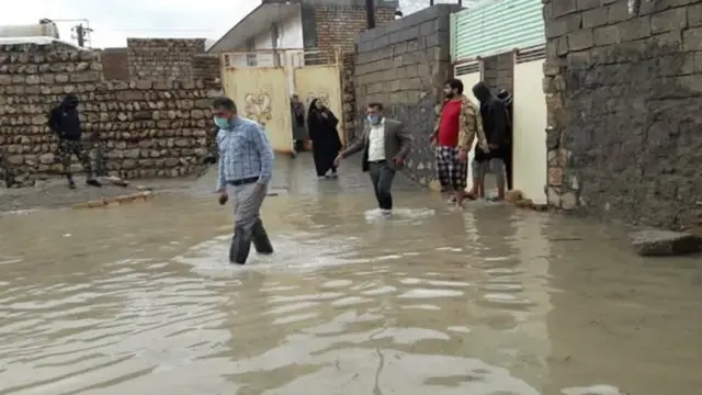 آبگرفتگی در یزد و بوشهر