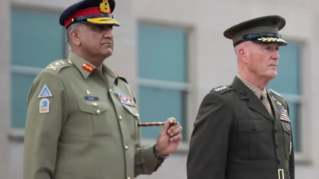 জুলাইতে পেন্টাগনে পাকিস্তান ও মার্কিন সেনাপ্রধান।