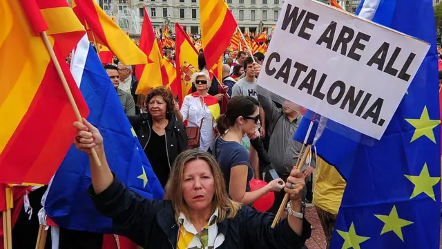 Mulher segura bandeira e cartazbone mrjack betprotesto pelo plebiscito