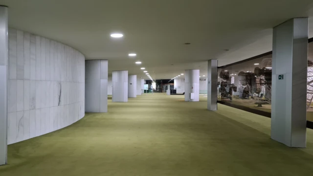 Corredor da Câmara vazio