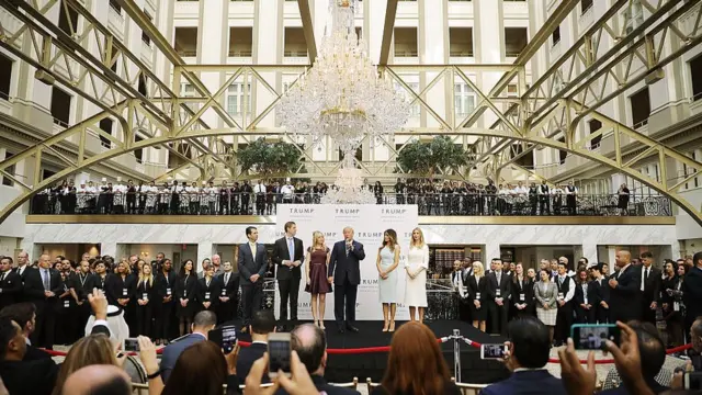 Donald Trump evaidebet baixar appfamília no Trump International Hotel