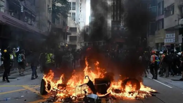 ஹாங்காங்கில் போராட்டம்