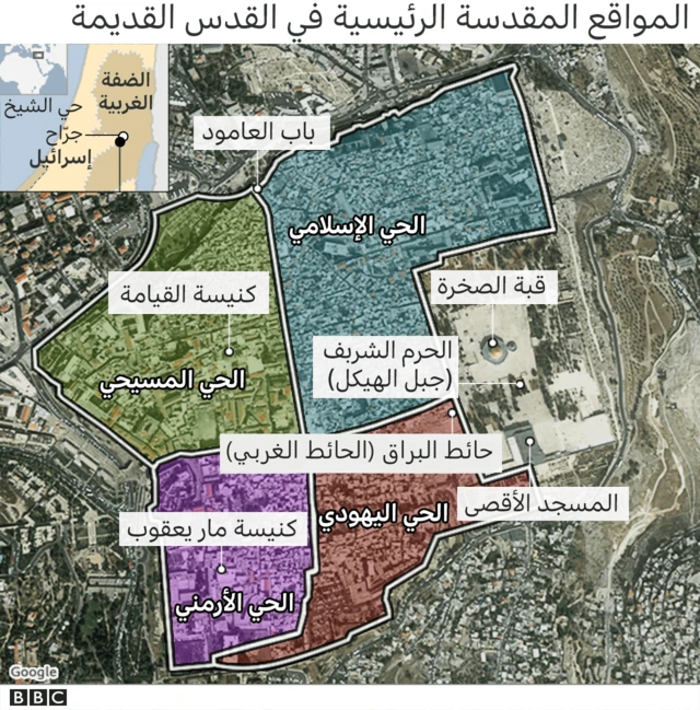 خريطة للقدس