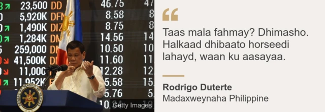 Madaxweynaha Filibiin