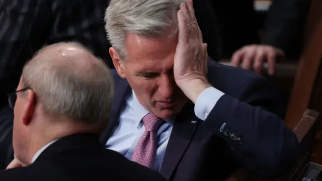 It has been a long four days for Mr McCarthy, who has led House Republicans since 2019
