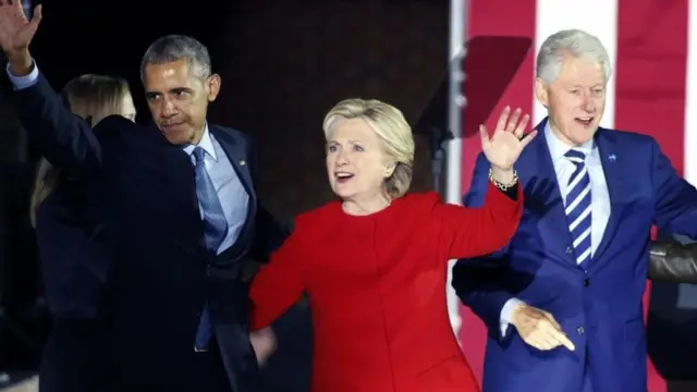 ఒబామా, హిల్లరీ, క్లింటన్