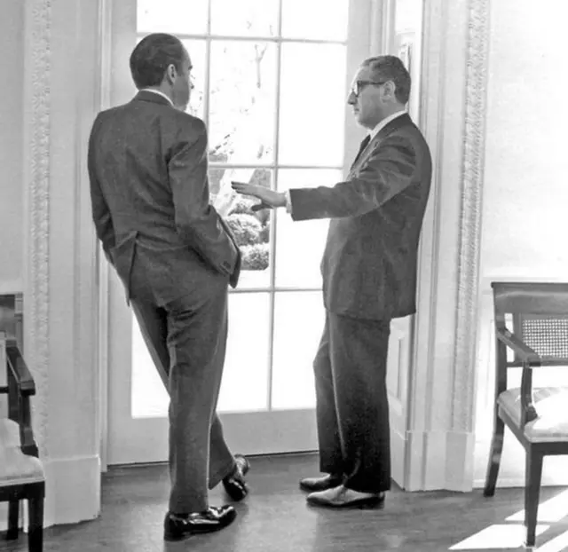 રિચર્ડ નિક્સન અને હૅનરી કિસિંજર