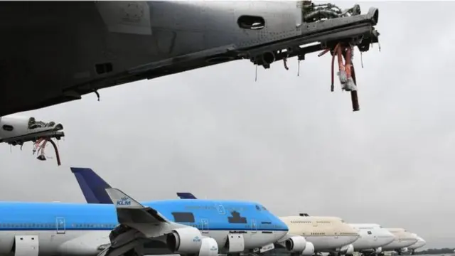 飞机拆卸分解后的价值更高（Credit: GRAHAM WASEY）