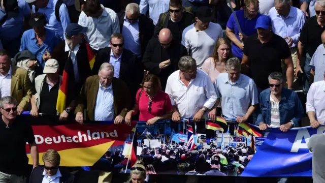 Manifestación en Alemania de AfD