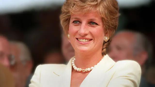 Princess Diana at Wimbledon, 1995