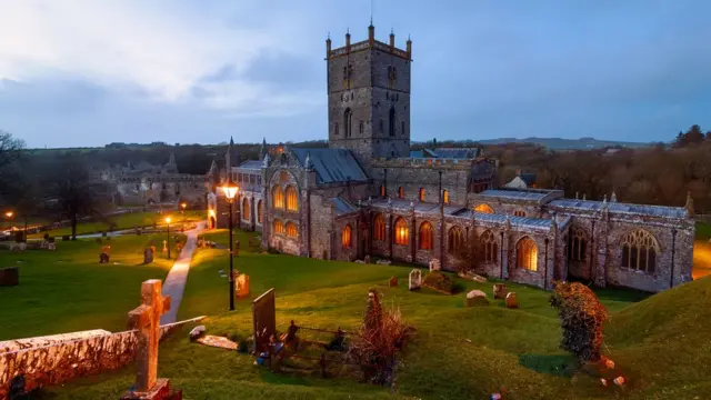 Собор Св. Давида в городке Сент Дэвидс