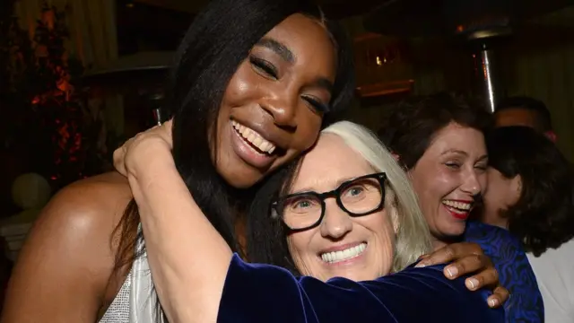 Venus Williams and Jane Campion at Netflix's Critics Choice Awards After Party