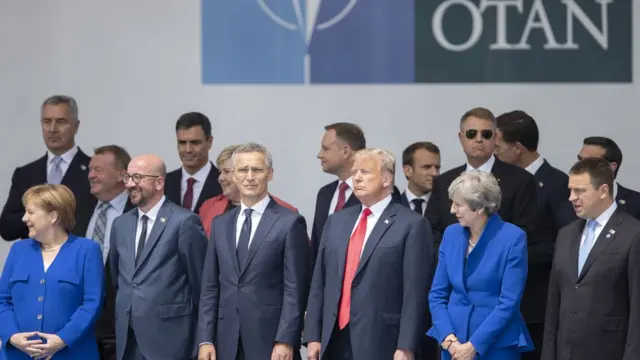 Trump yavugiye aya magambo i Buruseri mu Bubirigi, aho yari yitabye inama ya OTAN