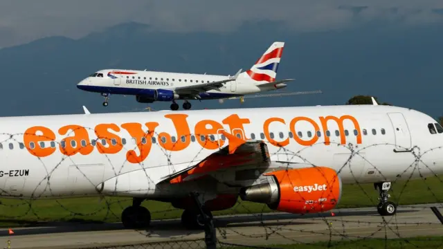 самолет EasyJet