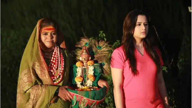 आई माझी काळूबाई मालिकेतील एक दृश्य