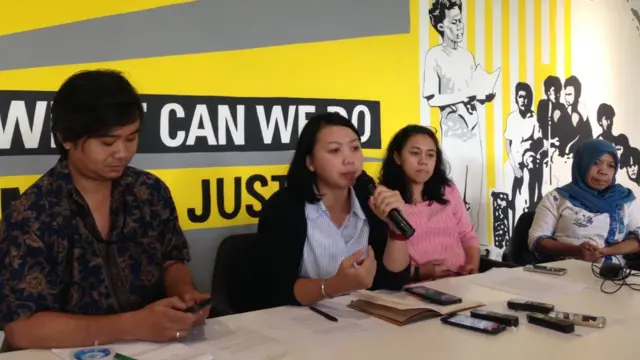 Konferensi pers Hari Anti-Penghilangan Paksa Sedunia