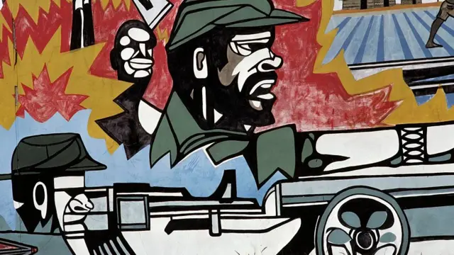 Mural dedicado à guerra civilwild mantra slotMoçambique