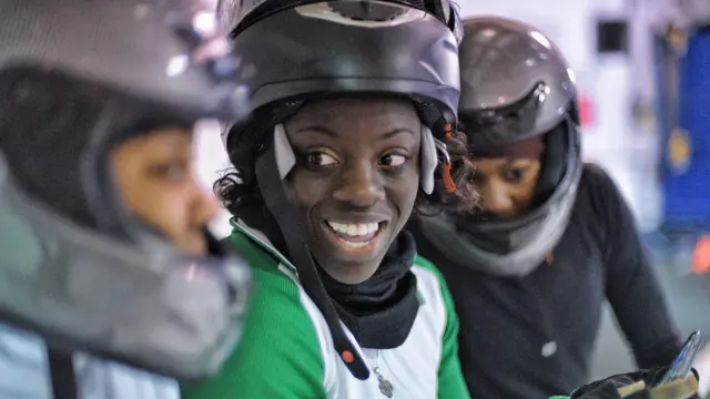 Les femmes de l'équipe sont d'anciennes championnes d'athlétisme.