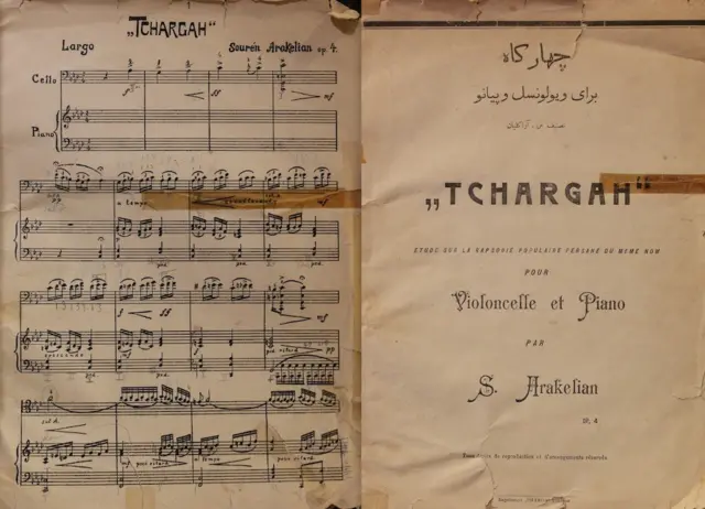 قطعه «چهارگاه» اثر سورن آراکلیان، نخستین قطعه‌ی ایرانی است که برای ویلنسل نوشته شده است