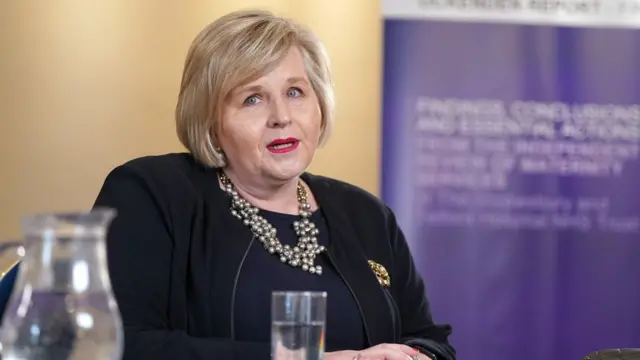 Donna Ockenden, presidenta de la Revisión Independiente de los Servicios de Maternidad del Hospital Shrewsbury y Telford Hospital NHS Trust.