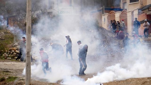Confrontoscomo apostar na casa de apostas comLa Paz entre apoiadorescomo apostar na casa de apostas comMorales e polícia