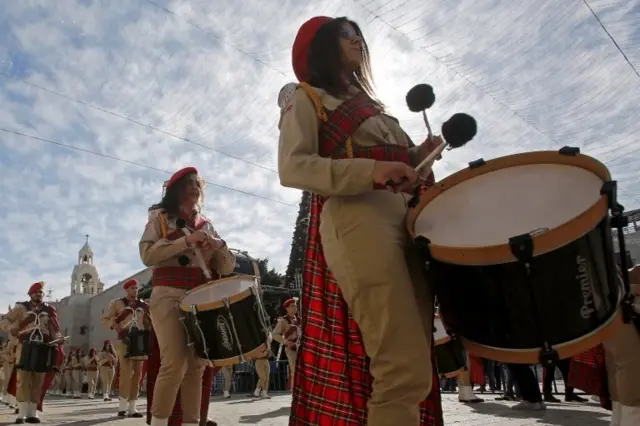 Парад в Вифлееме