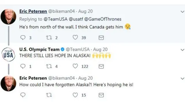 Reply on top the tweet