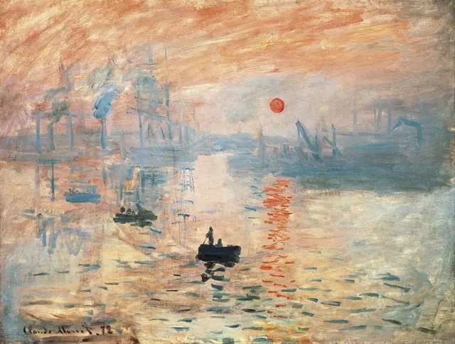 Impresión, sol naciente, de Claude Monet.