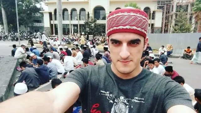 Salat Jumat di Malang, muslim Rusia