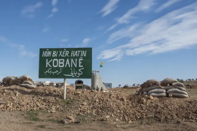 شهر کوبانی در کردستان سوریه ۲۰۱۴