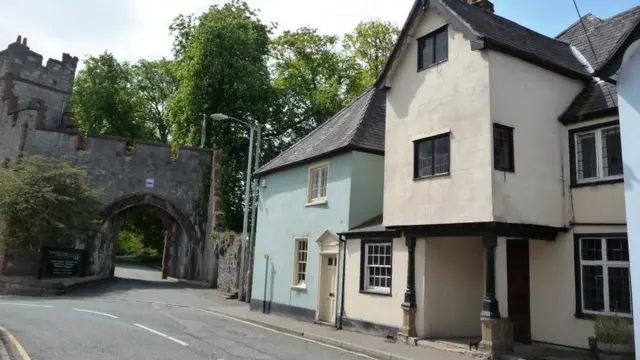 Ритин, дома на Замковой улице