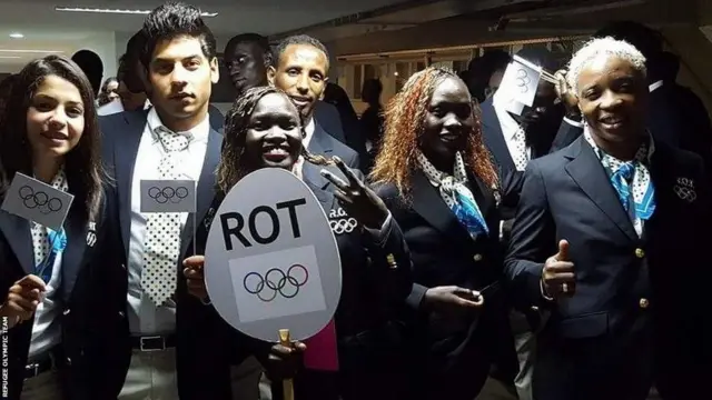 L'équipe des réfugiés