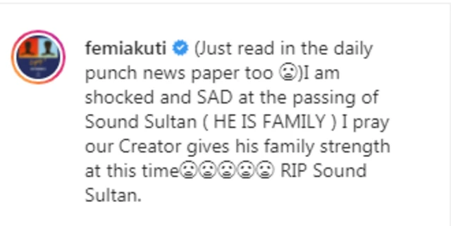 Sound Sultan dead: Death of Sound Sultan from T-cell lymphoma, Nigerian celebs mourn