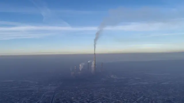 Вид на Бишкек