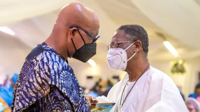 Photos of Ernest Shonekan wake-keep