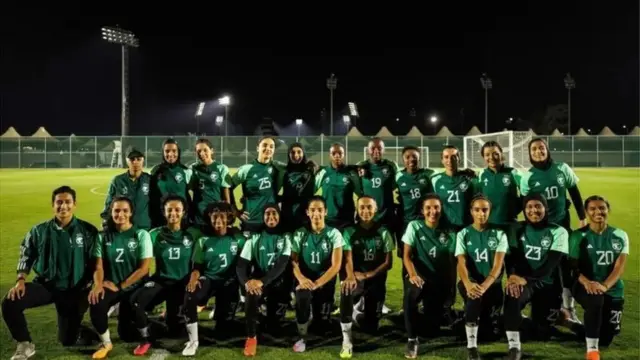 Des footballeuses saoudiennes