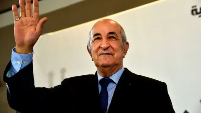 الرئيس الجزائري الجديد عبد المجيد تبون