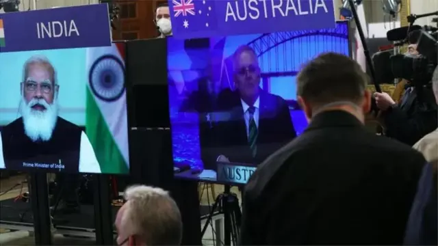 क्वॉड की बैठक में मोदी